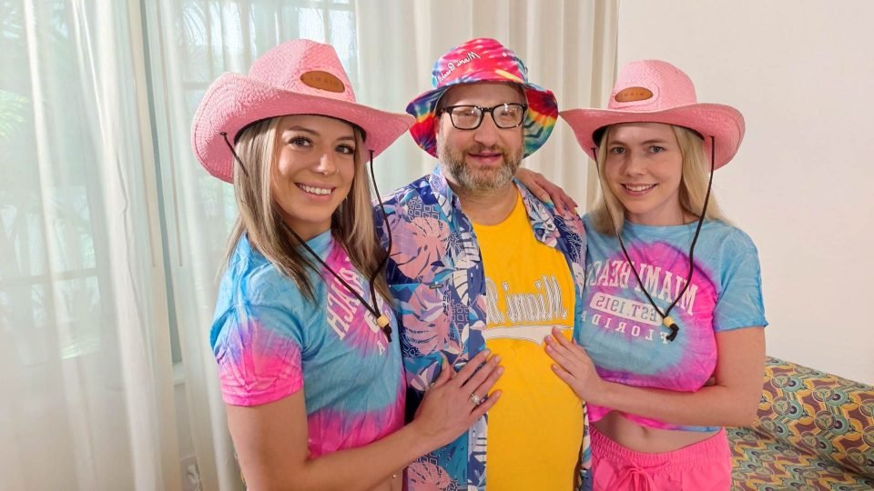 ImmoralLive – Rebel Rhyder, Lana Analise – Chubby Teddy From Chicago Wins A Double Blowjob From Sexy Blondes Besties