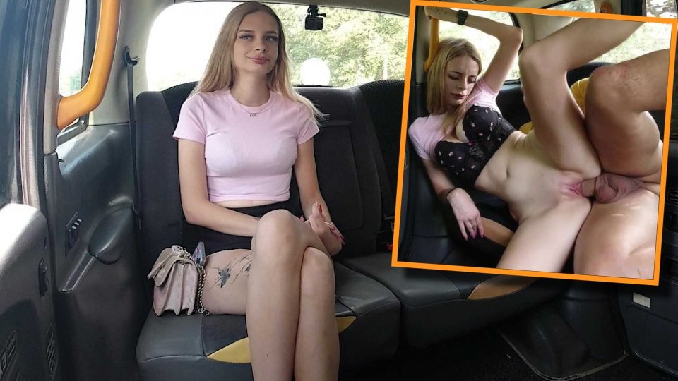 SexInTaxi – Alove – A quickie in the taxi before shopping