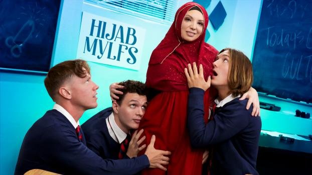 HijabMylfs – It Takes a Real Woman to Please Three Cocks At Once